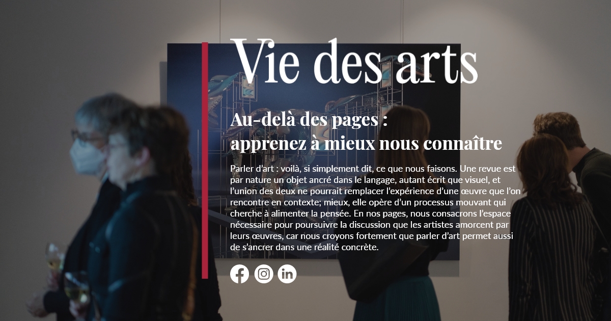 La Vie des Arts logo