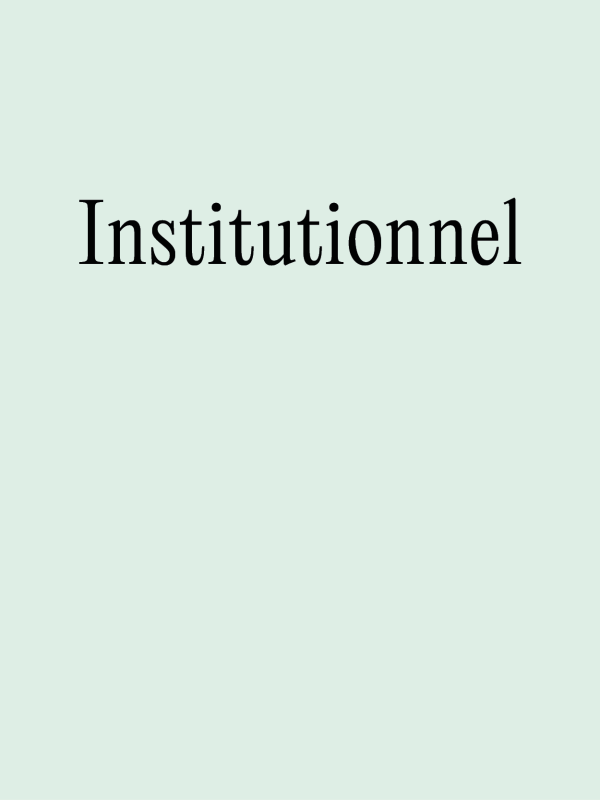 Abonnement Institutionnel