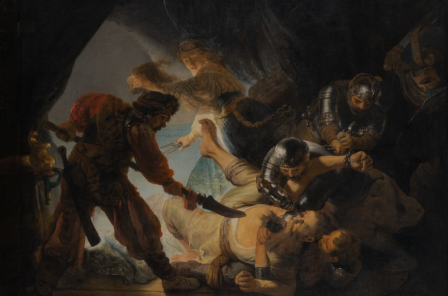 rembrandt, l'aveuglement de Samson