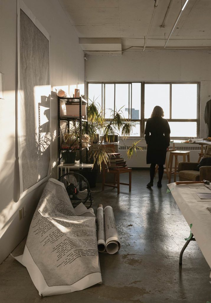  Vue d’atelier, photo : Justine Latour